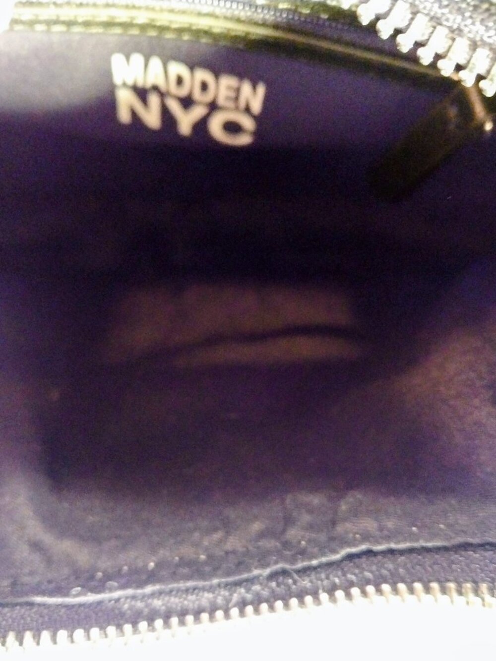 Y2K Inspired Madden NYC Black & White Women’s Purse 10X5X2.5 - Picture 10 of 10